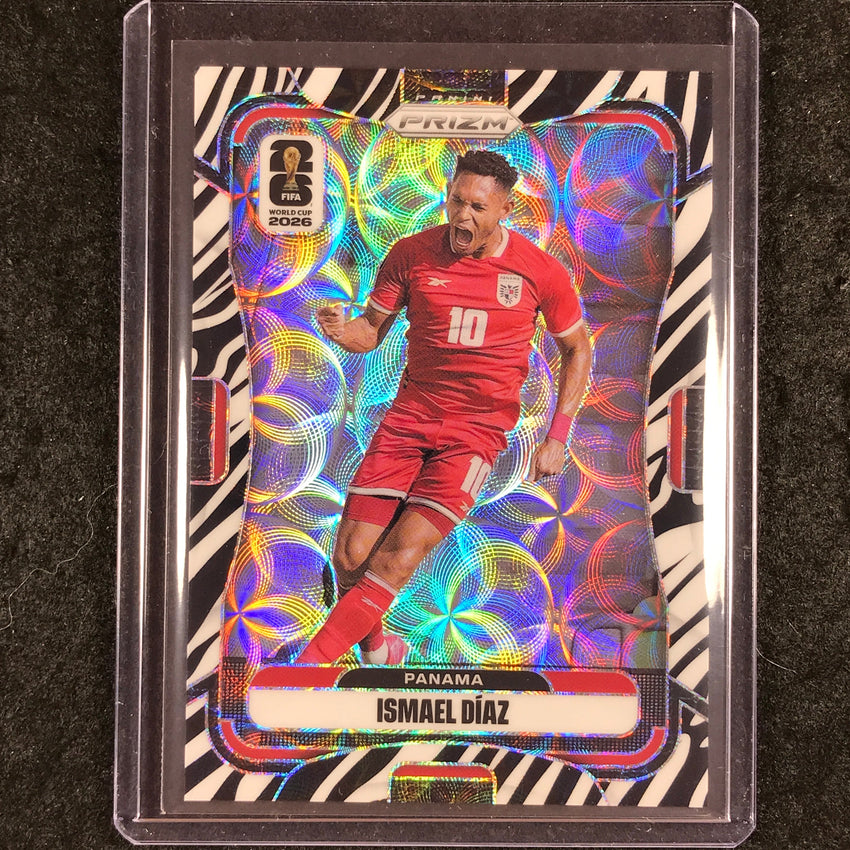 2026 Prizm FIFA World Cup ISMAEL DIAZ Choice Zebra #338