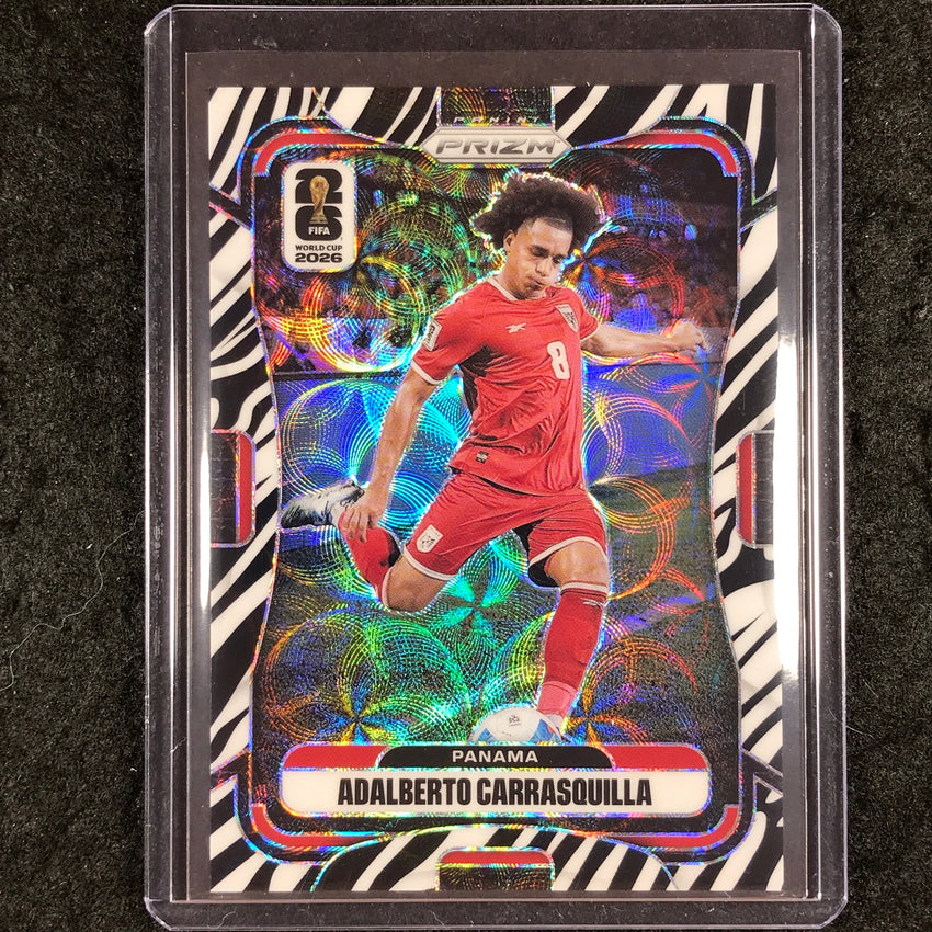 2026 Prizm FIFA World Cup ADALBERTO CARRASQUILLA Choice Zebra #339