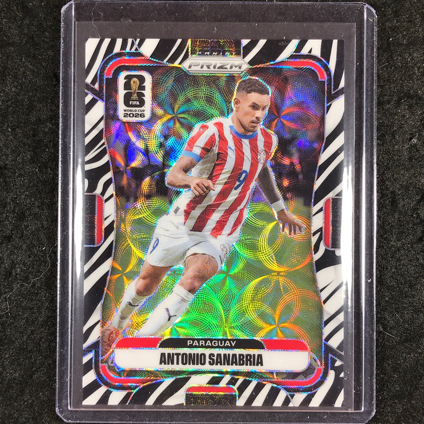 2026 Prizm FIFA World Cup ANTONIO SANABRIA Choice Zebra #344