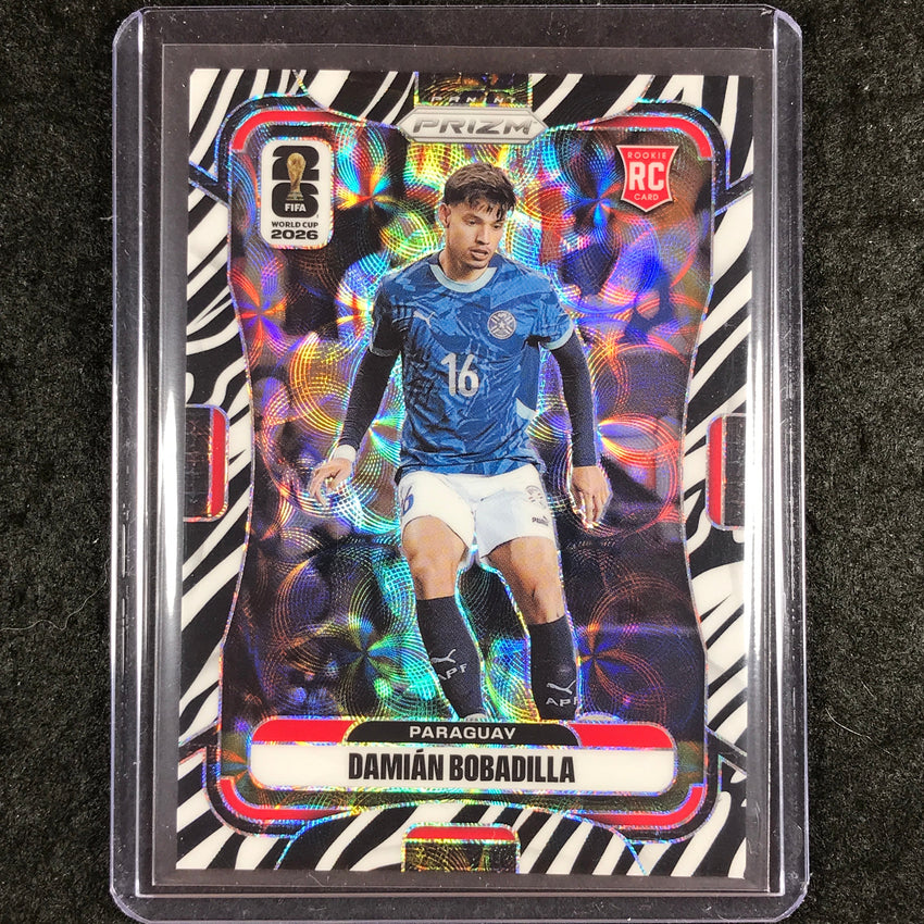 2026 Prizm FIFA World Cup DAMIAN BOBADILLA Rookie Choice Zebra #349