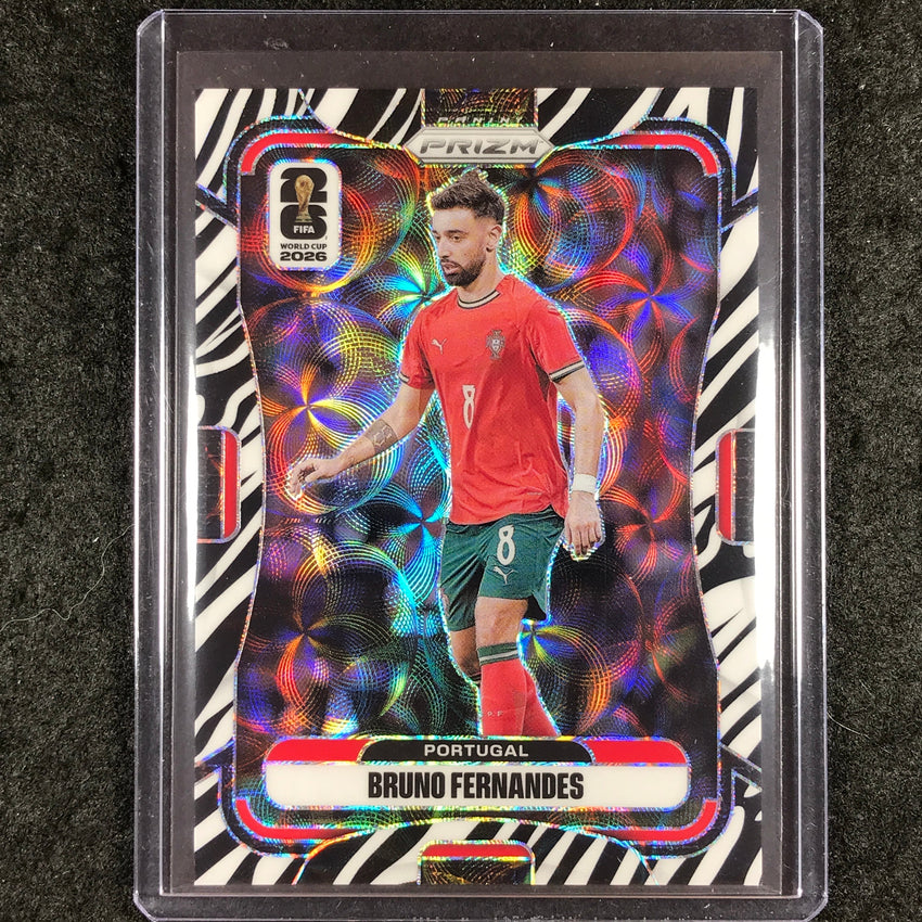 2026 Prizm FIFA World Cup BRUNO FERNANDES Choice Zebra #353
