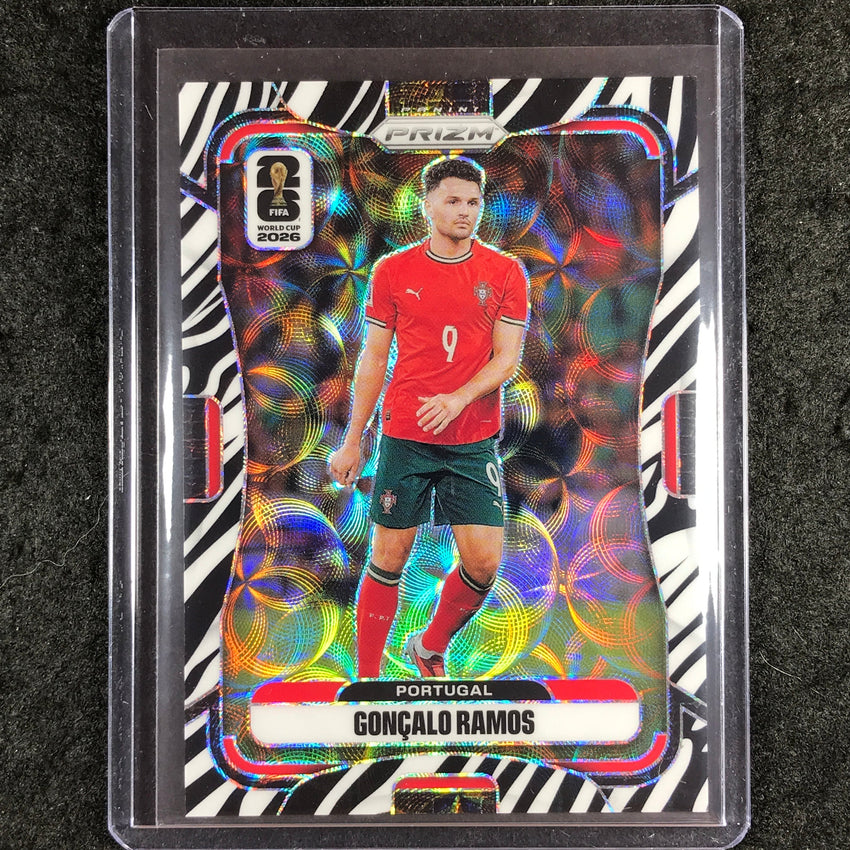 2026 Prizm FIFA World Cup GONCALO RAMOS Choice Zebra #355