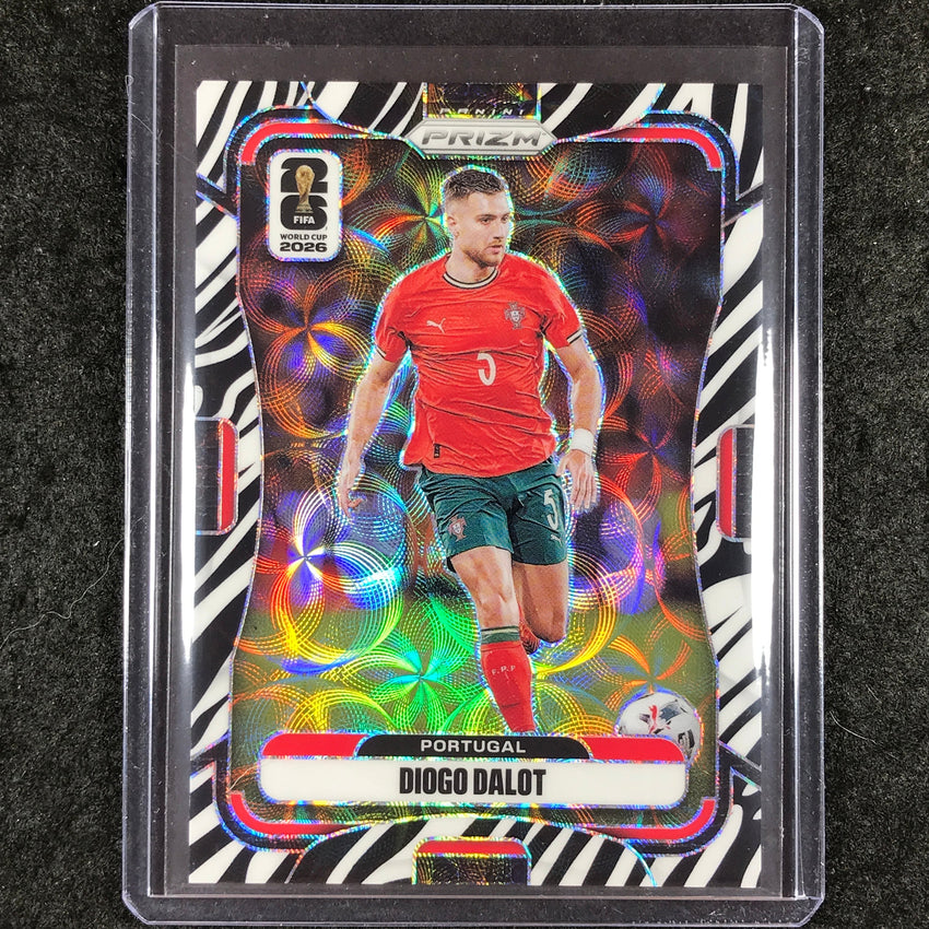 2026 Prizm FIFA World Cup DIOGO DALOT Choice Zebra #361