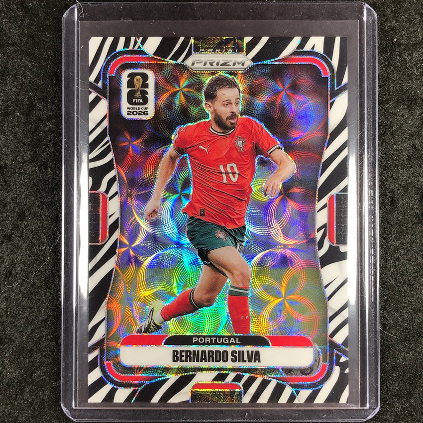 2026 Prizm FIFA World Cup BERNARDO SILVA Choice Zebra #362