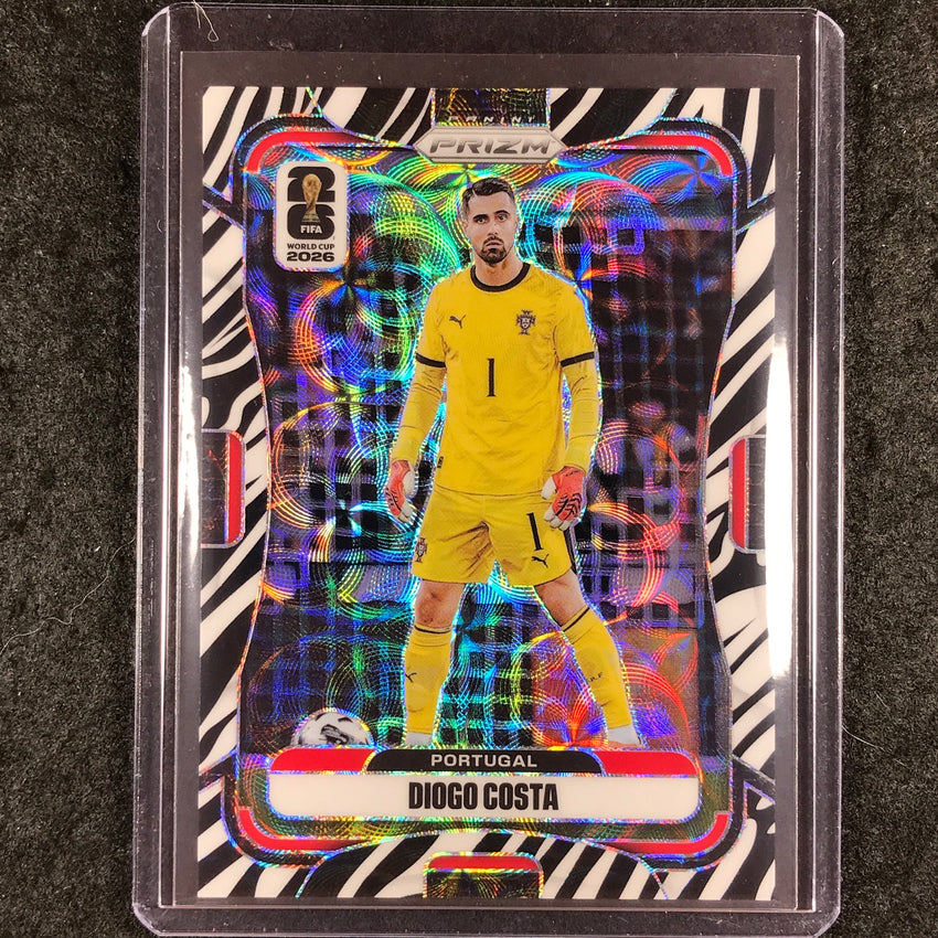 2026 Prizm FIFA World Cup DIOGO COSTA Choice Zebra #364