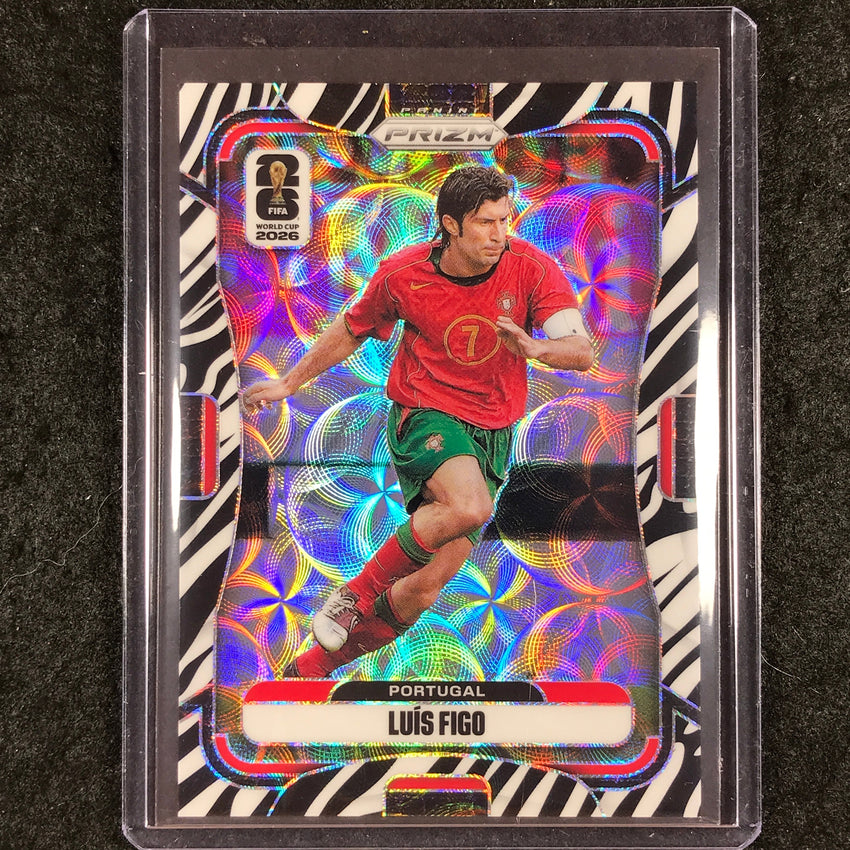 2026 Prizm FIFA World Cup LUIS FIGO Choice Zebra #372