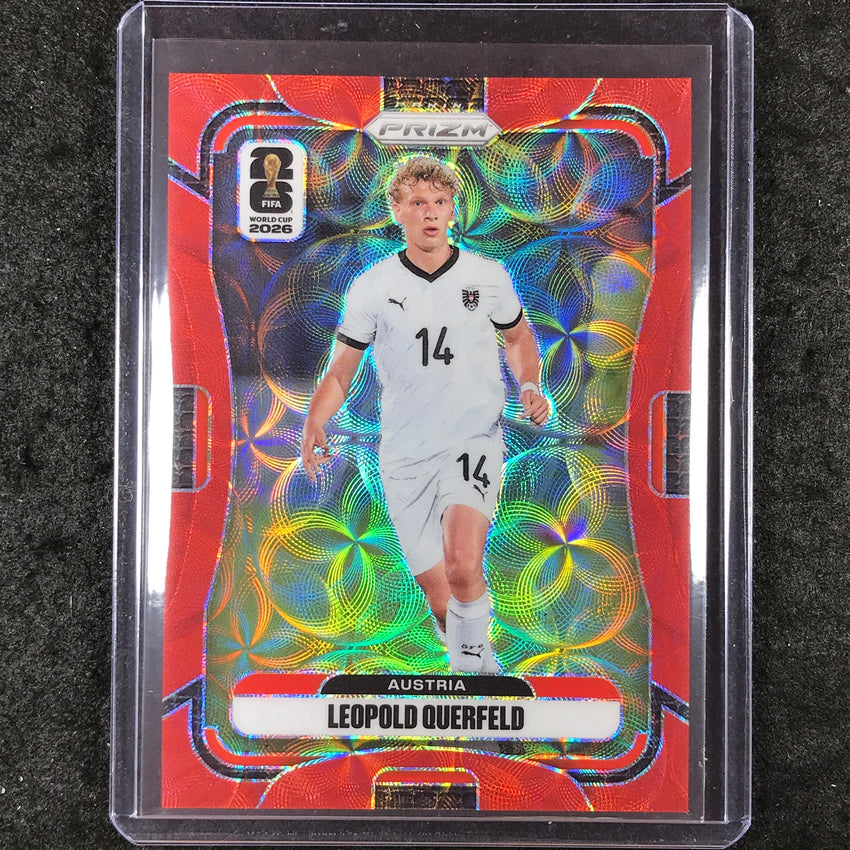 2026 Prizm FIFA World Cup LEOPOLD QUERFELD Choice Red /85 #148