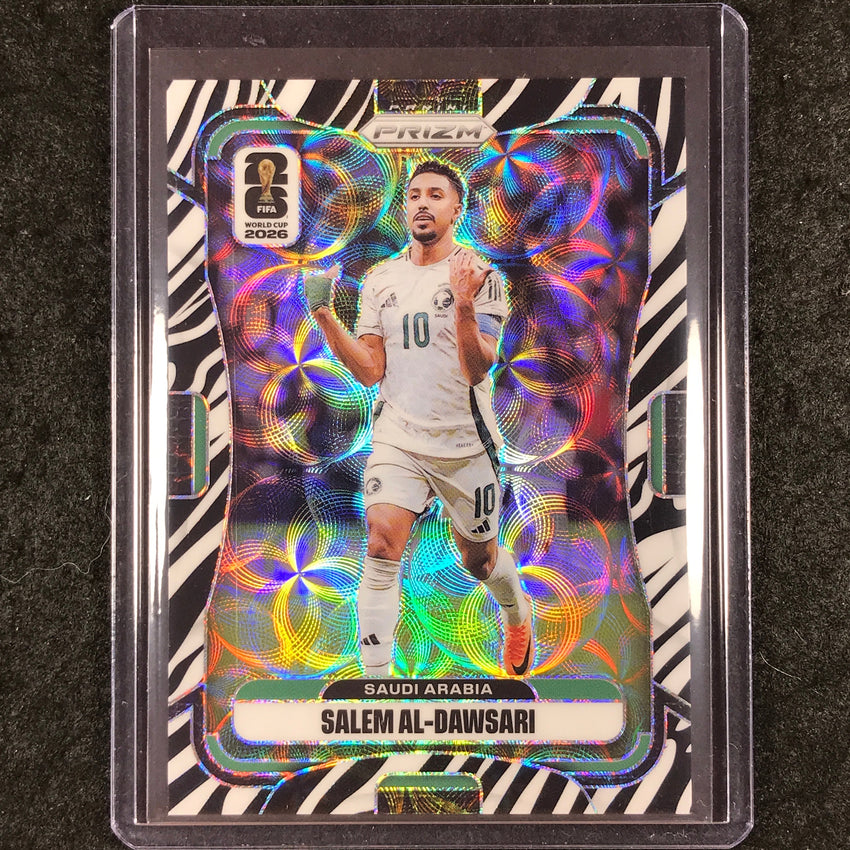 2026 Prizm FIFA World Cup SALEM AL-DAWSARI Choice Zebra #381