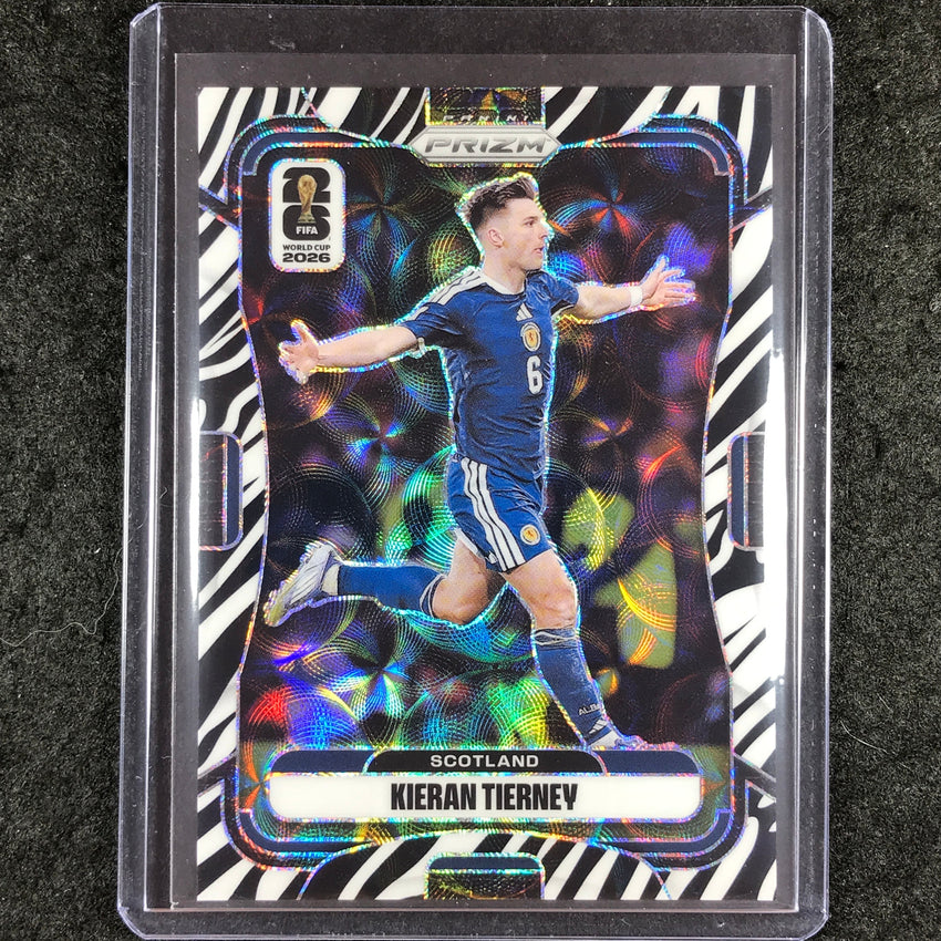 2026 Prizm FIFA World Cup KIERAN TIERNEY Choice Zebra #396