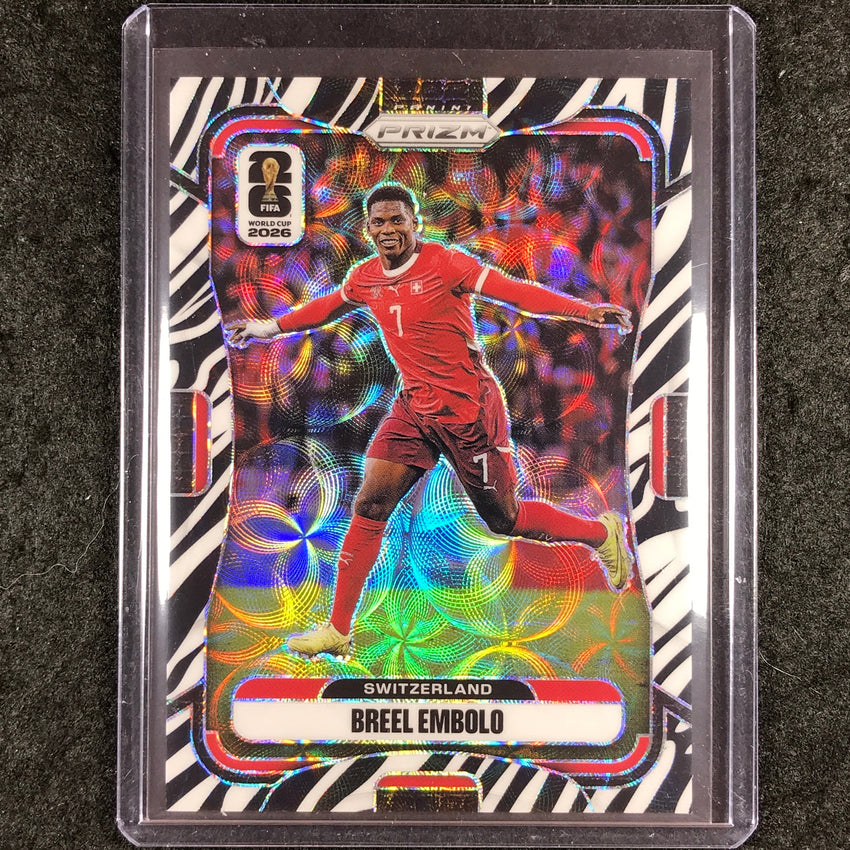 2026 Prizm FIFA World Cup BREEL EMBOLO Choice Zebra #420