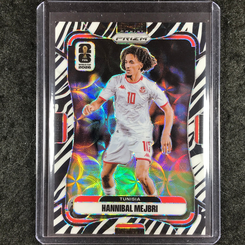 2026 Prizm FIFA World Cup HANNIBAL MEJBRI Choice Zebra #428