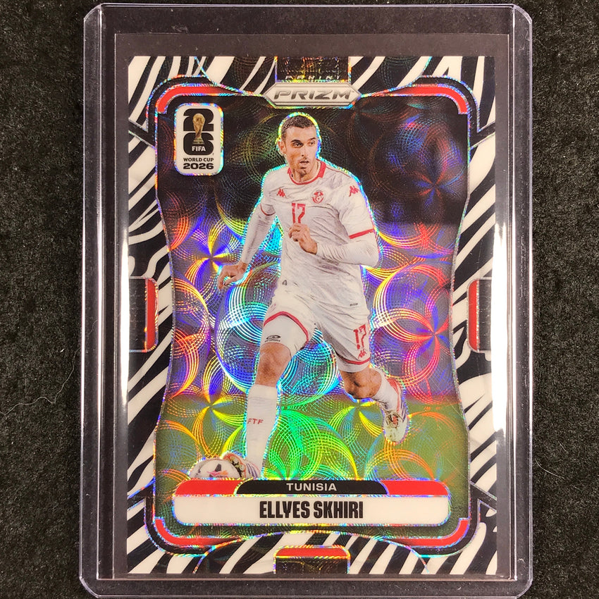 2026 Prizm FIFA World Cup ELLYES SKHIRI Choice Zebra #430
