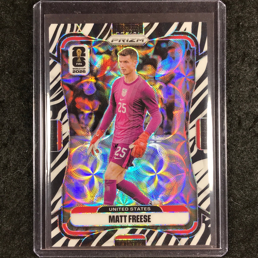 2026 Prizm FIFA World Cup MATT FREESE Choice Zebra #439