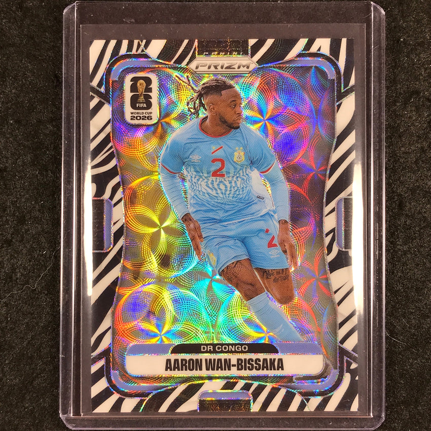 2026 Prizm FIFA World Cup AARON WAN-BISSAKA Choice Zebra #461