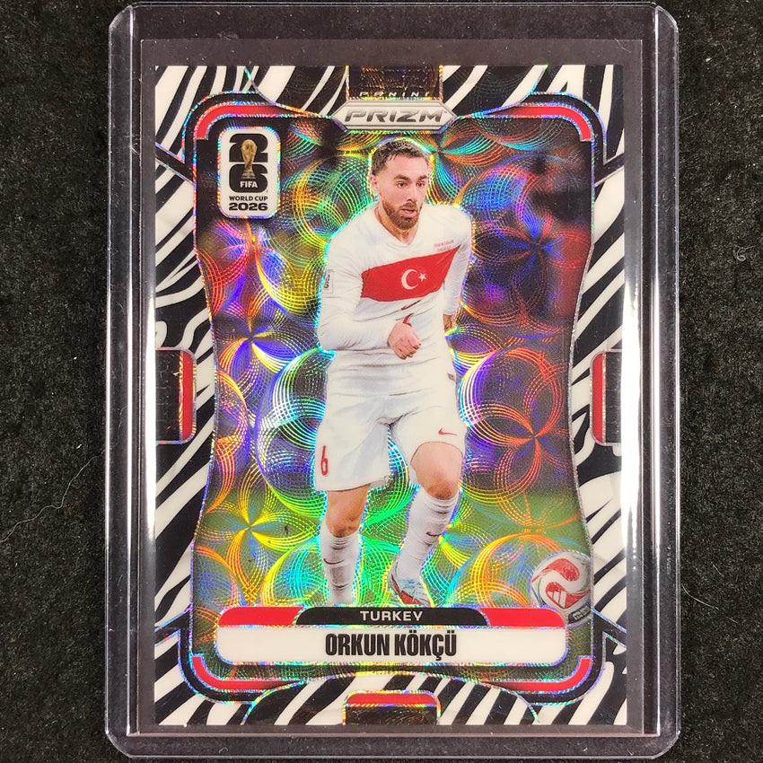 2026 Prizm FIFA World Cup ORKUN KOKCU Choice Zebra #485