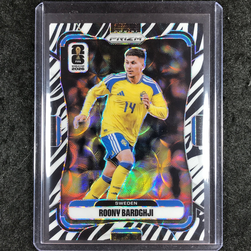 2026 Prizm FIFA World Cup ROONY BARDGHJI Choice Zebra #496