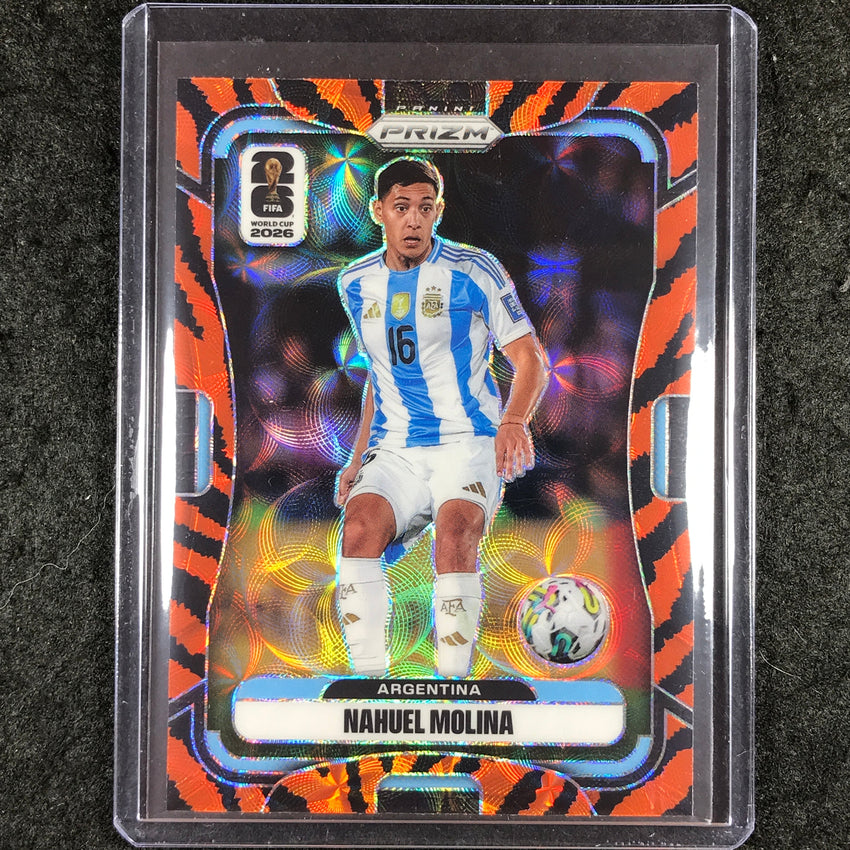 2026 Prizm FIFA World Cup NAHUEL MOLINA Choice Tiger Stripe #8