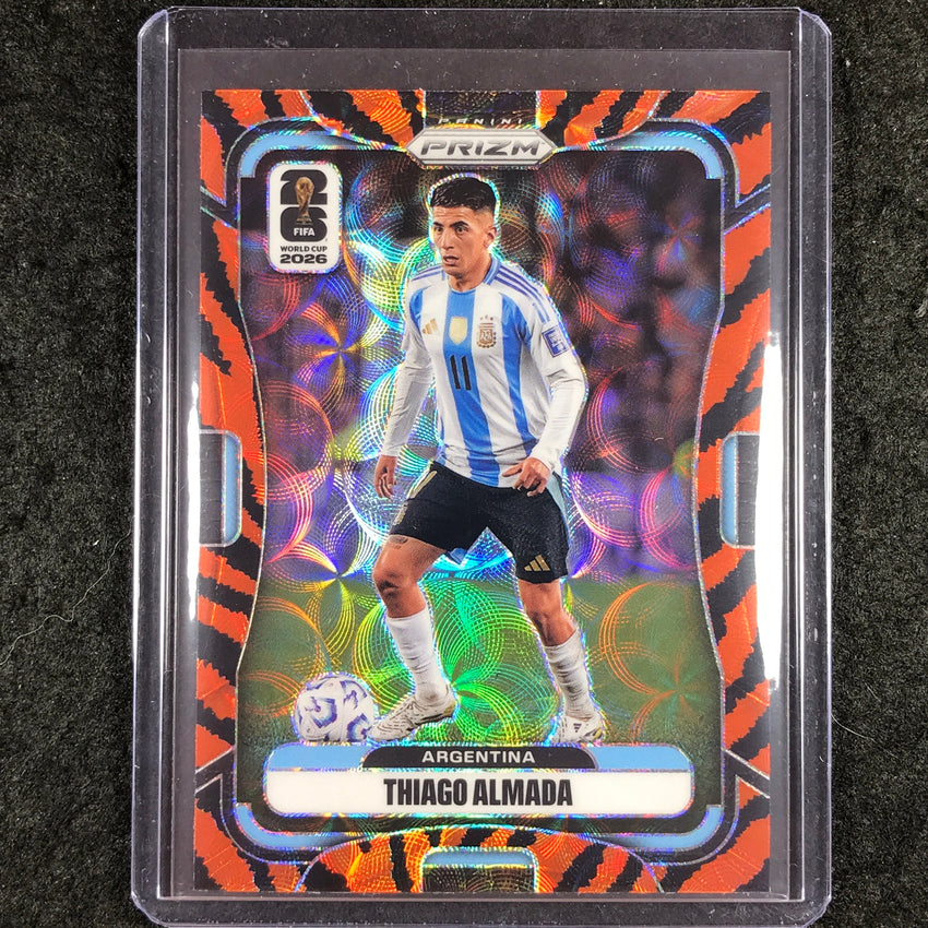 2026 Prizm FIFA World Cup THIAGO ALMADA Choice Tiger Stripe #11