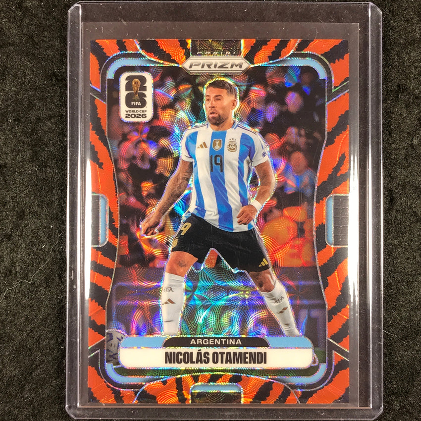 2026 Prizm FIFA World Cup NICOLAS OTAMENDI Choice Tiger Stripe #12