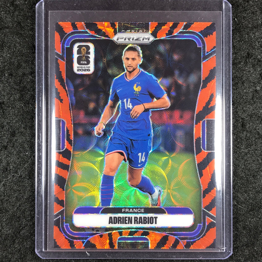 2026 Prizm FIFA World Cup ADRIEN RABIOT Choice Tiger Stripe #38