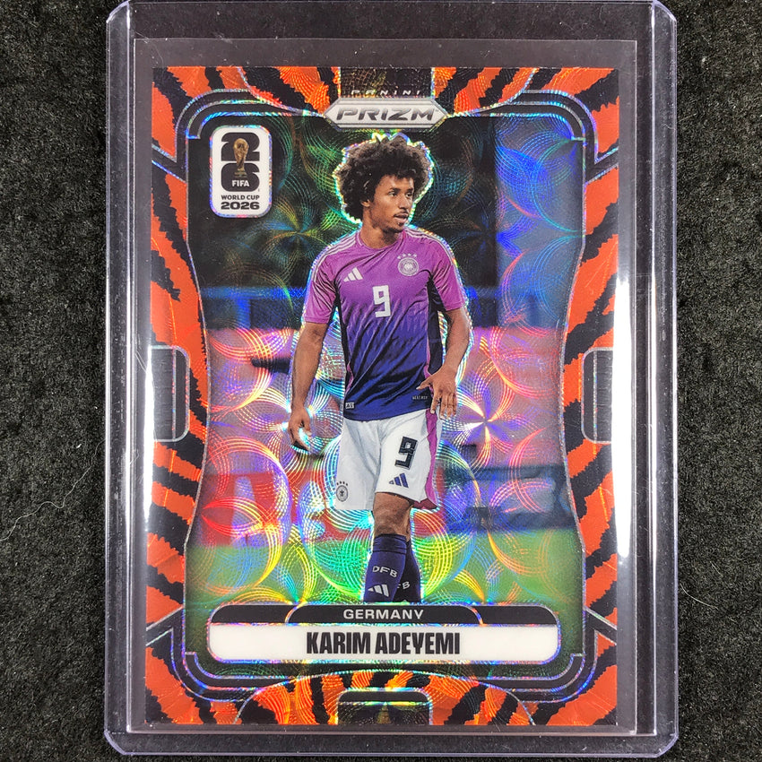 2026 Prizm FIFA World Cup KARIM ADEYEMI Choice Tiger Stripe #55