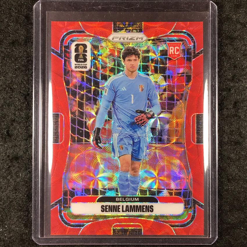 2026 Prizm FIFA World Cup SENNE LAMMENS Rookie Choice Red /85 #155