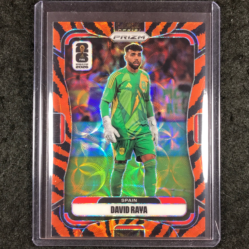 2026 Prizm FIFA World Cup DAVID RAYA Choice Tiger Stripe #83