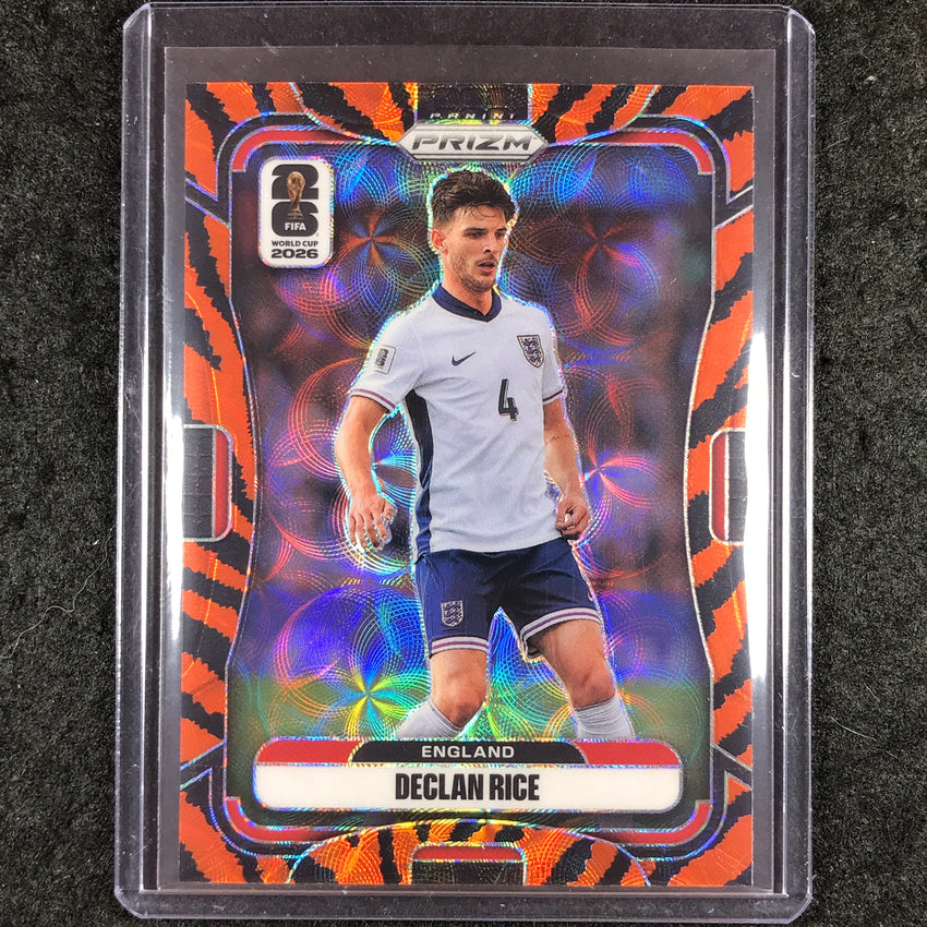 2026 Prizm FIFA World Cup DECLAN RICE Choice Tiger Stripe #98