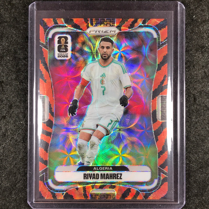 2026 Prizm FIFA World Cup RIYAD MAHREZ Choice Tiger Stripe #135