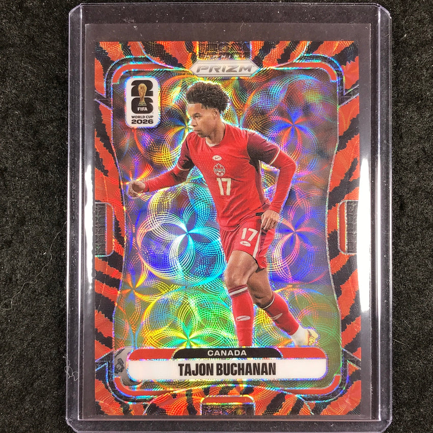 2026 Prizm FIFA World Cup TAJON BUCHANAN Choice Tiger Stripe #166