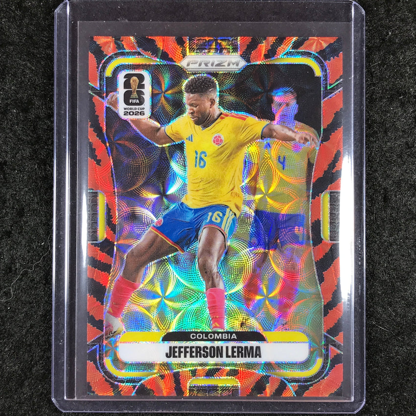 2026 Prizm FIFA World Cup JEFFERSON LERMA Choice Tiger Stripe #190