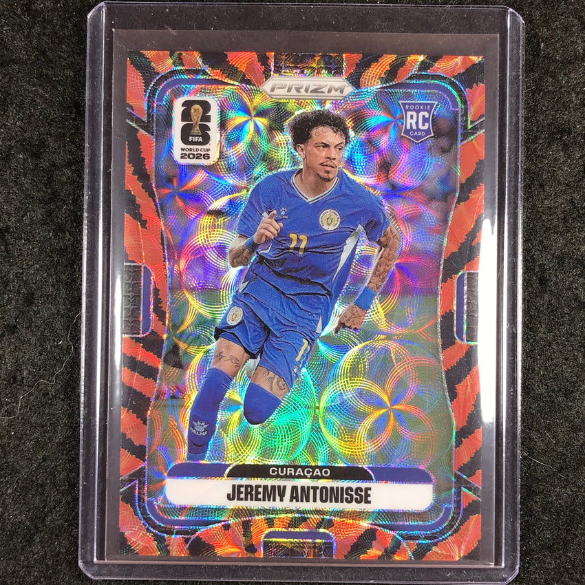 2026 Prizm FIFA World Cup JEREMY ANTONISSE Rookie Choice Tiger Stripe #205