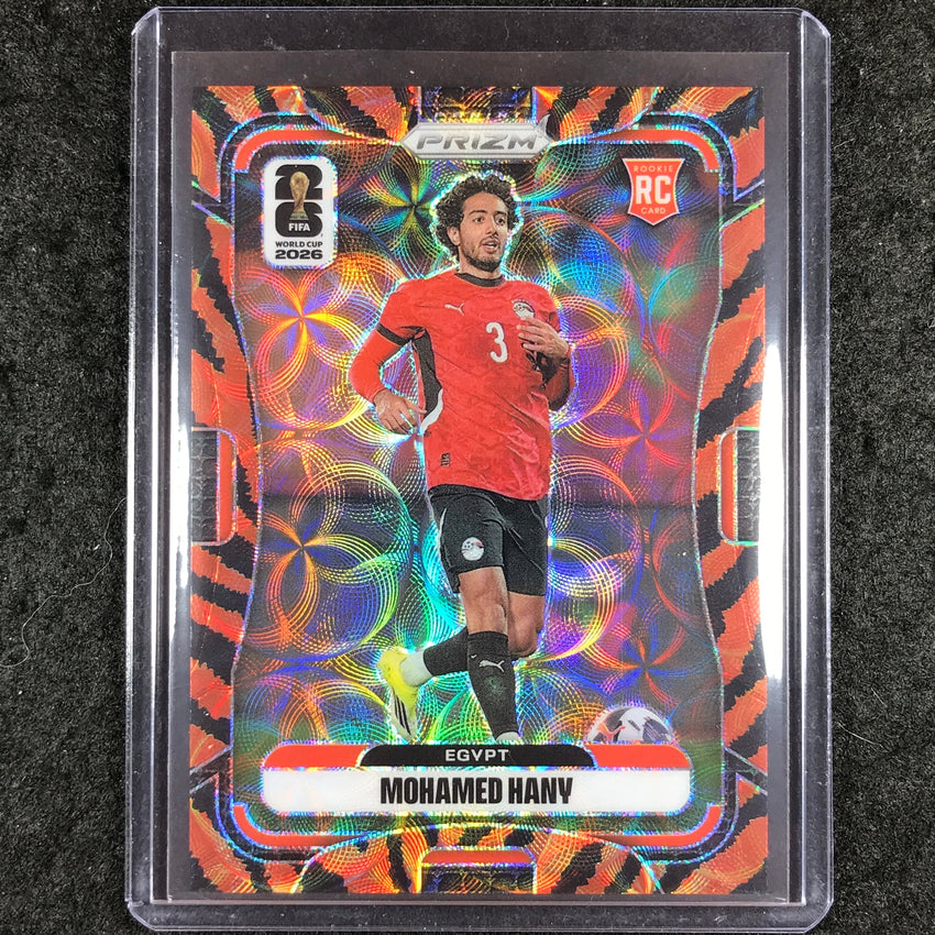2026 Prizm FIFA World Cup MOHAMED HANY Rookie Choice Tiger Stripe #222