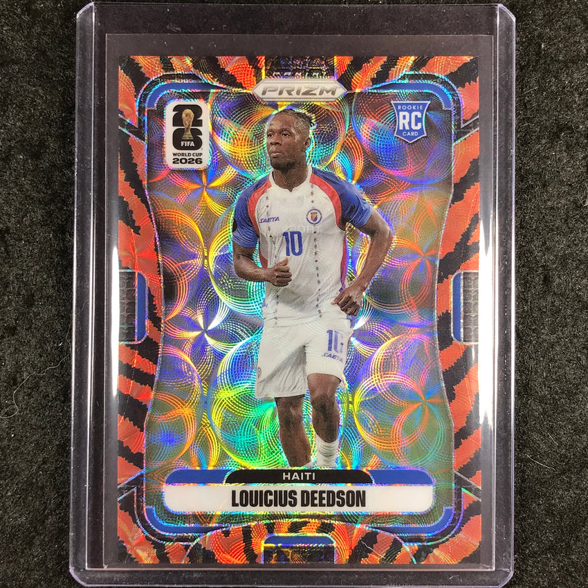 2026 Prizm FIFA World Cup LOUICIUS DEEDSON Rookie Choice Tiger Stripe #237