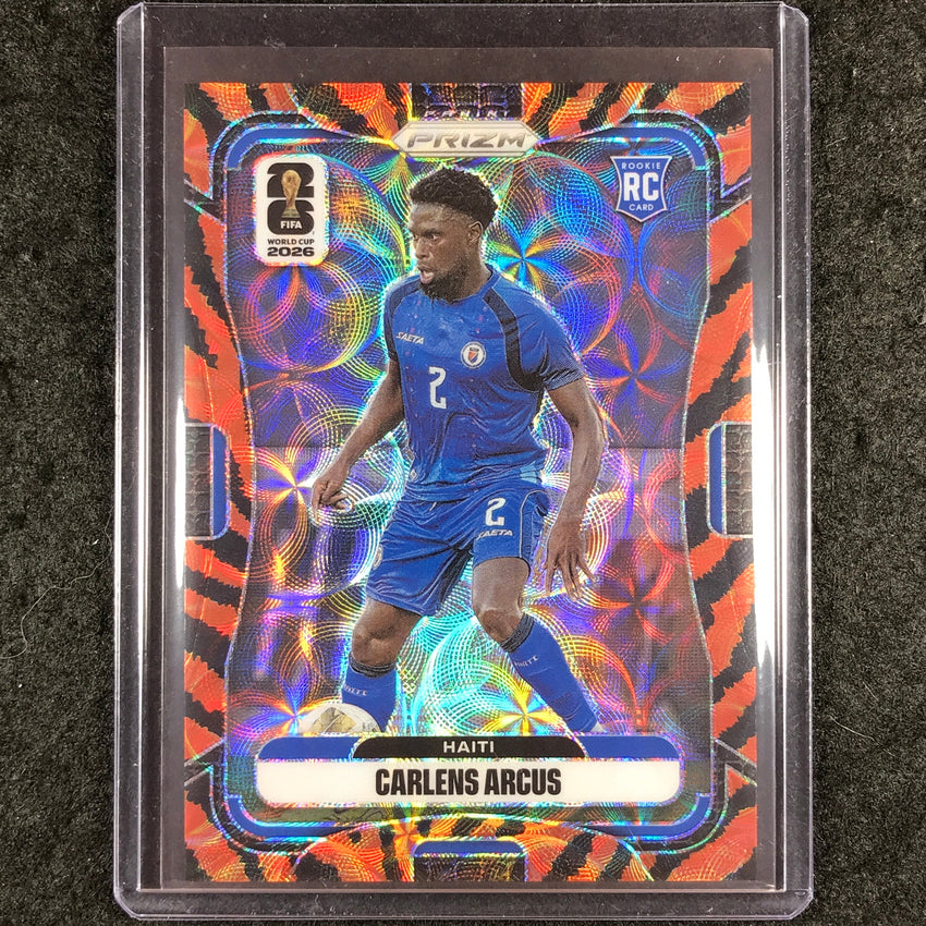2026 Prizm FIFA World Cup CARLENS ARCUS Rookie Choice Tiger Stripe #238