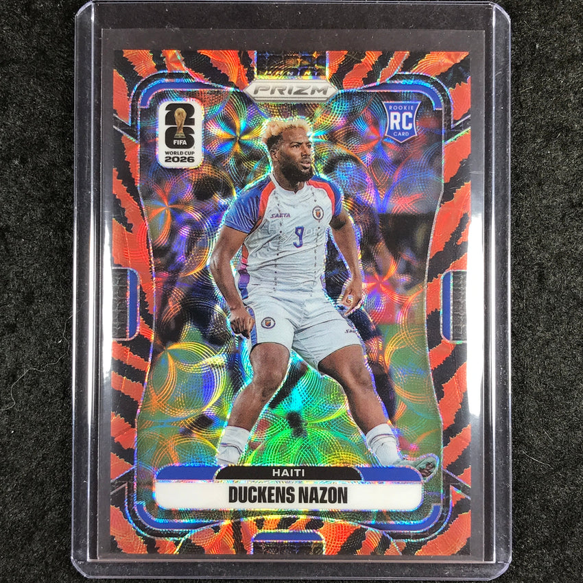 2026 Prizm FIFA World Cup DUCKENS NAZON Rookie Choice Tiger Stripe #241