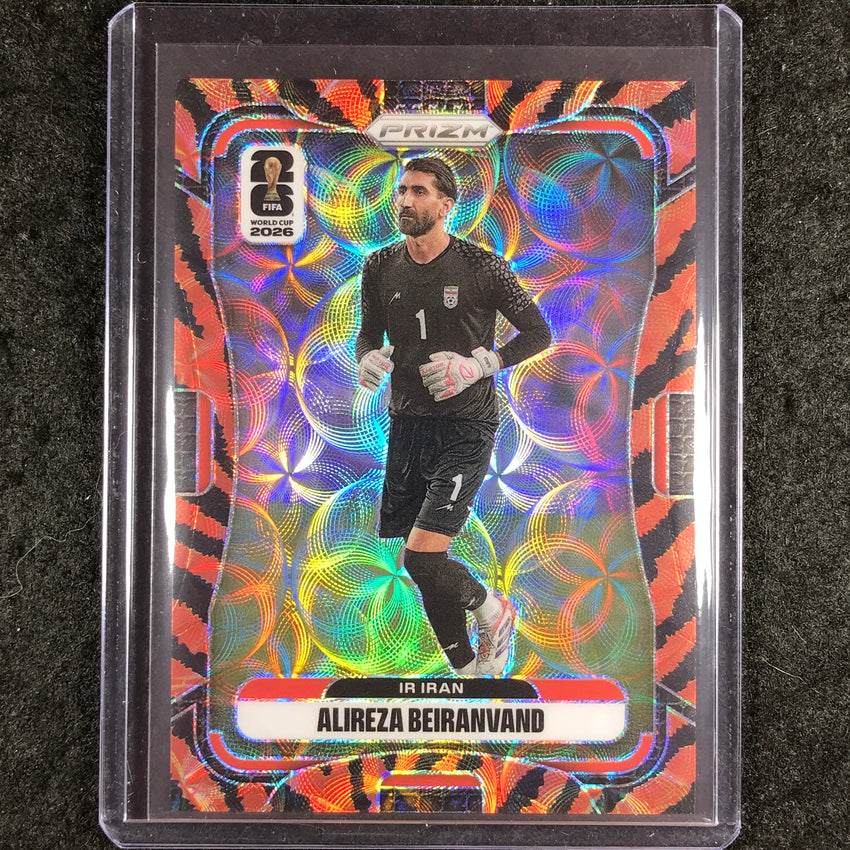 2026 Prizm FIFA World Cup ALIREZA BEIRANVAND Choice Tiger Stripe #244