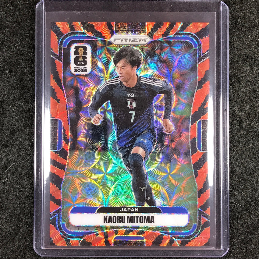 2026 Prizm FIFA World Cup KAORU MITOMA Choice Tiger Stripe #258