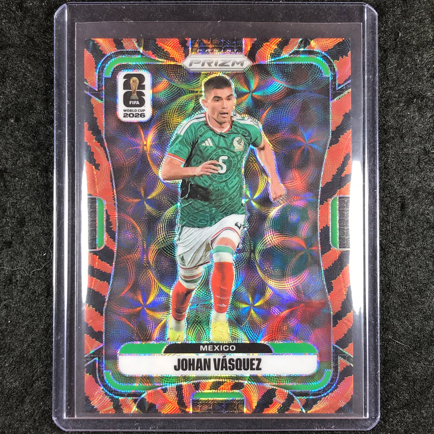 2026 Prizm FIFA World Cup JOHAN VASQUEZ Choice Tiger Stripe #285