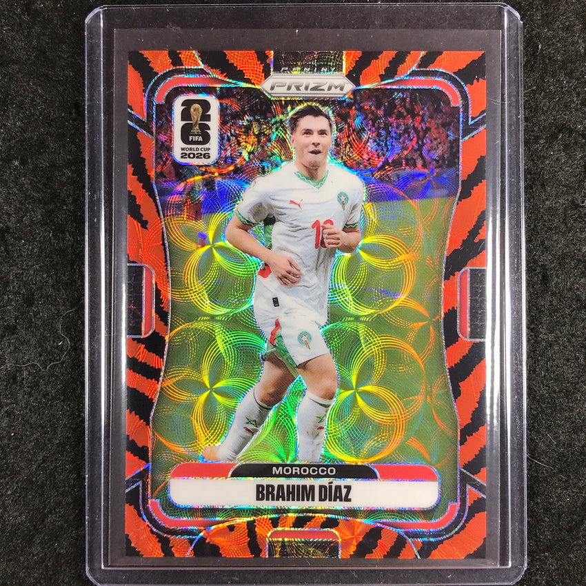 2026 Prizm FIFA World Cup BRAHIM DIAZ Choice Tiger Stripe #305