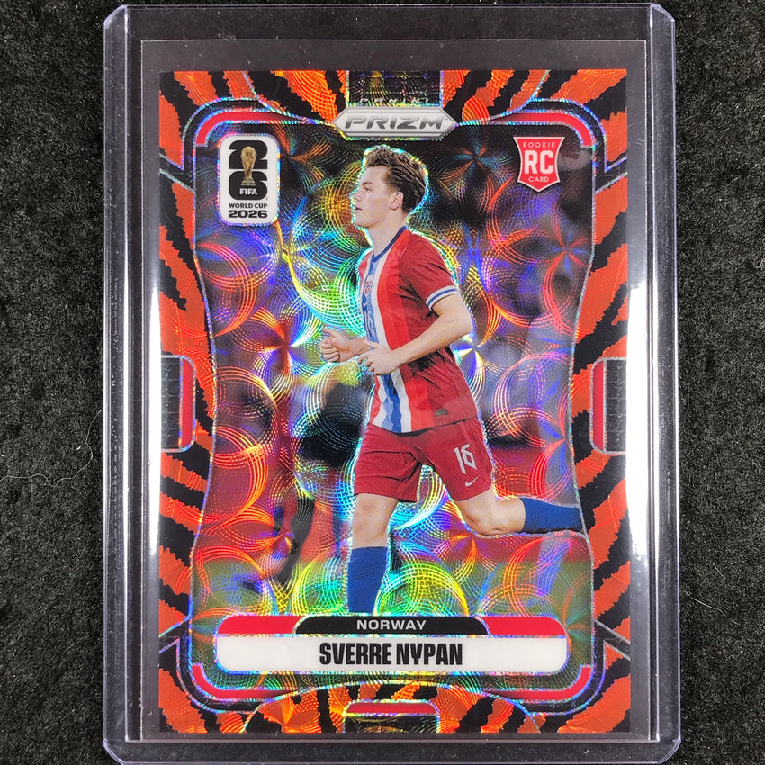 2026 Prizm FIFA World Cup SVERRE NYPAN Rookie Choice Tiger Stripe #327