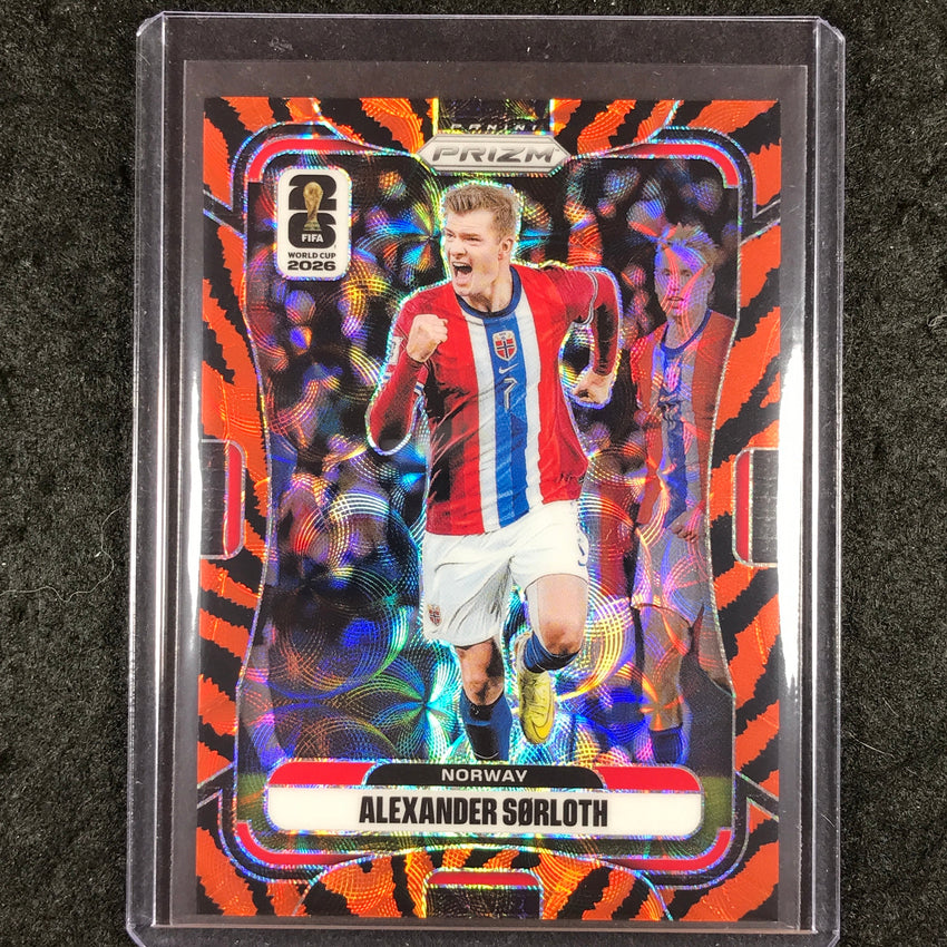 2026 Prizm FIFA World Cup ALEXANDER SORLOTH Choice Tiger Stripe #334