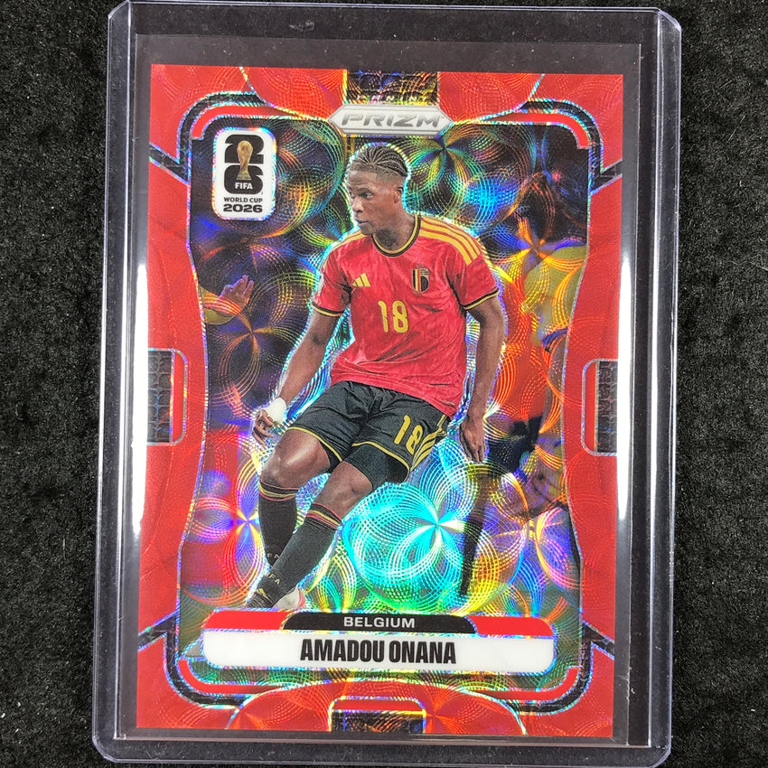 2026 Prizm FIFA World Cup AMADOU ONANA Choice Red /85 #163