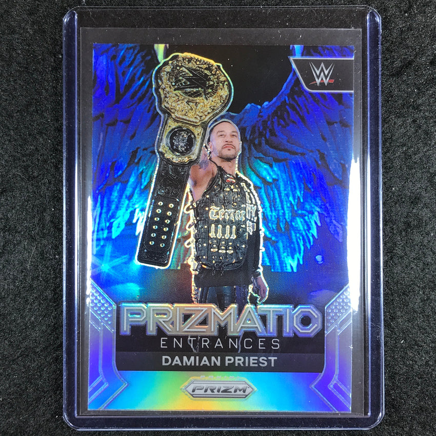2024 Prizm WWE DAMIAN PRIEST Prizmatic Entrances Silver #6