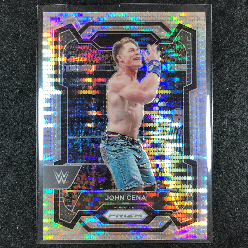 2024 Prizm WWE JOHN CENA Base Vertical Pulsar /499 #156