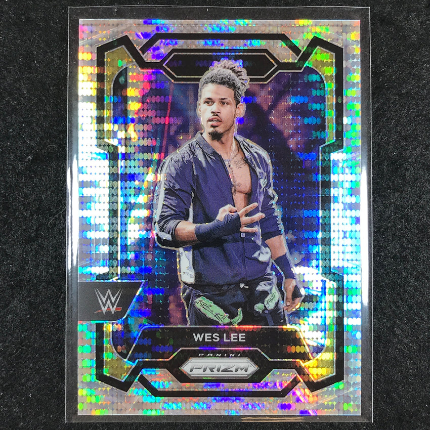 2024 Prizm WWE WES LEE Base Vertical Pulsar /499 #165