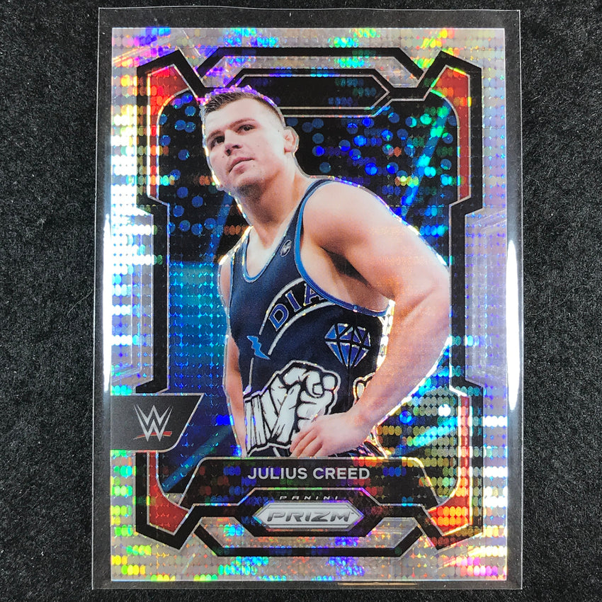 2024 Prizm WWE JULIUS CREED Base Vertical Pulsar /499 #176