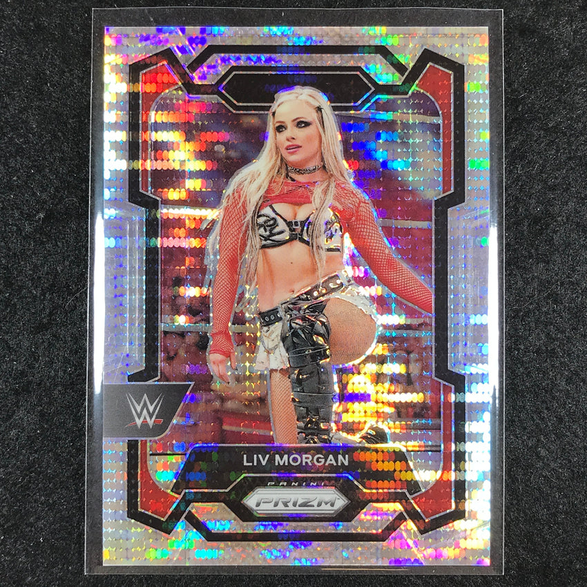 2024 Prizm WWE LIV MORGAN Base Vertical Pulsar /499 #177