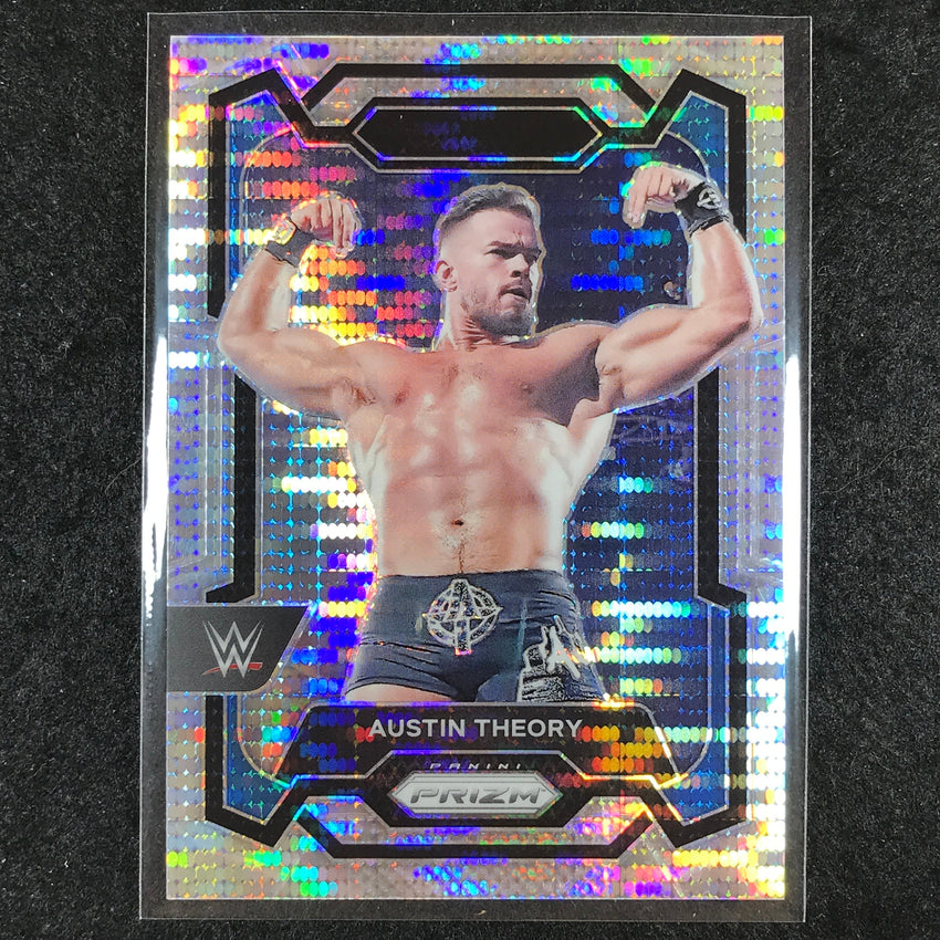 2024 Prizm WWE AUSTIN THEORY Base Vertical Pulsar /499 #178