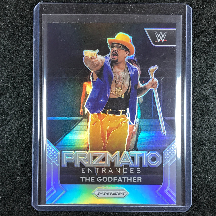 2024 Prizm WWE THE GODFATHER Prizmatic Entrances Silver #8